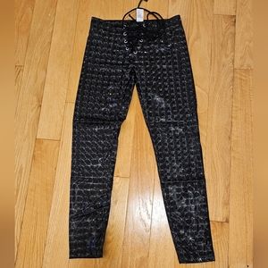 Dolls Kill Club Exx Reflective Leggings S